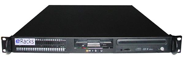 A typical 1U eRacks rackmount server