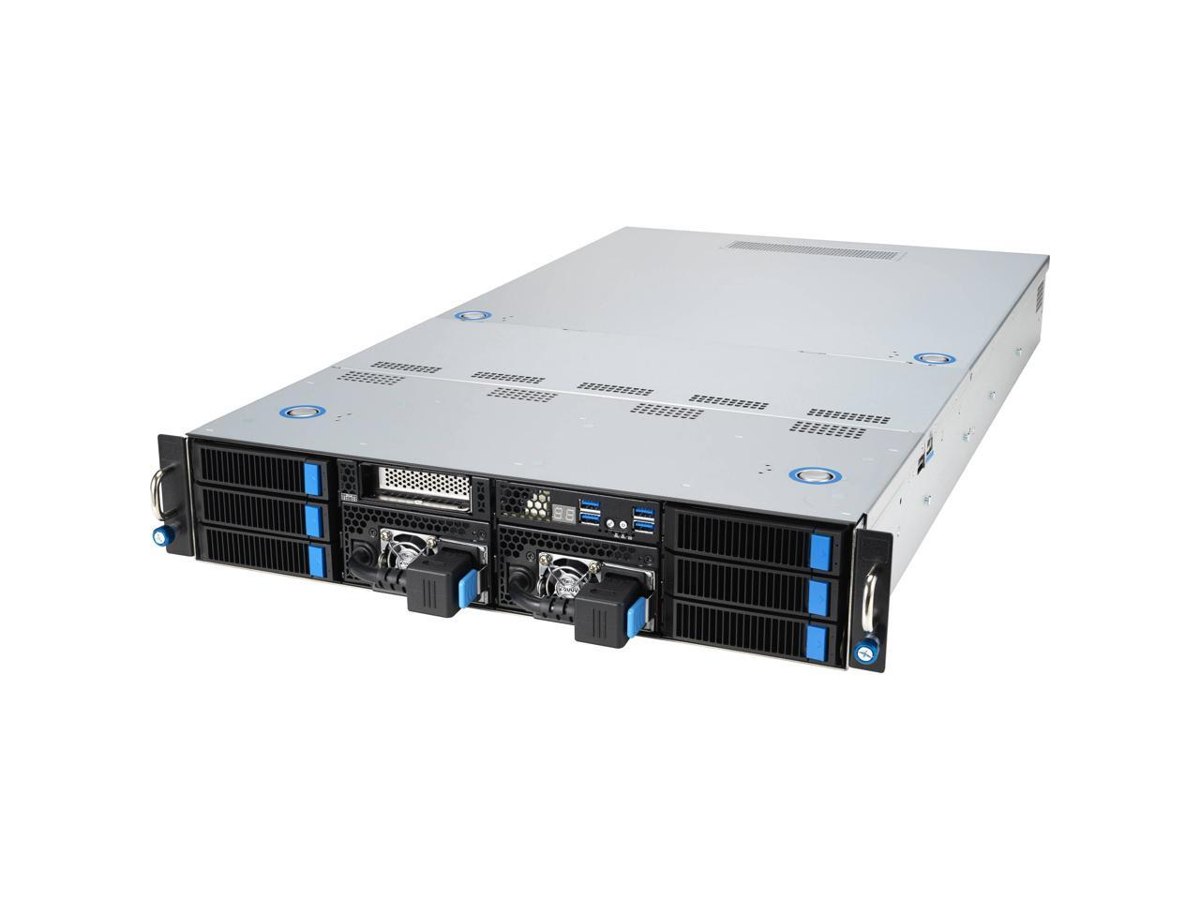 eRacks/AIDAN 2U EPYC server, 4-GPU chassis (ESC4000A)
