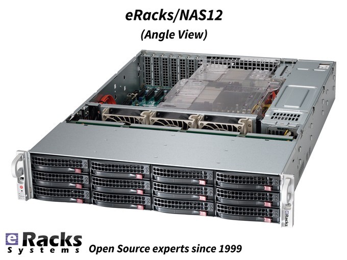 eRacks NAS12 - Re-Verified ZFS NAS