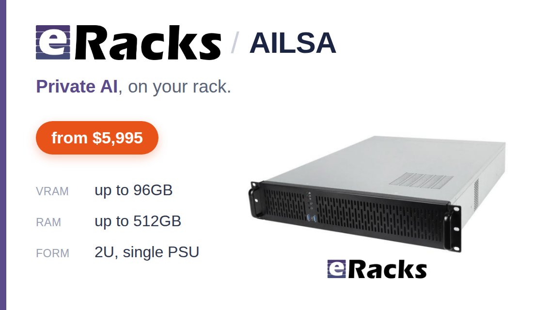 eRacks AILSA - Private AI Server