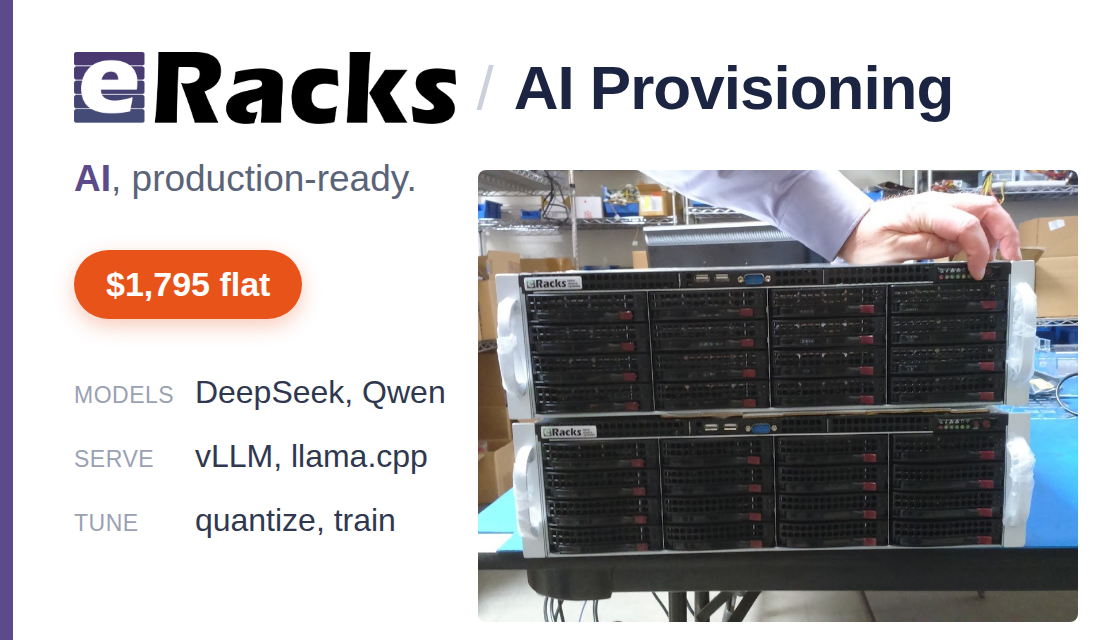 eRacks AIPROV - AI Provisioning, our lab
